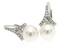 Pendientes Mirco Visconti Mujer in Oro blanco Perla AB887/C - AB887/C